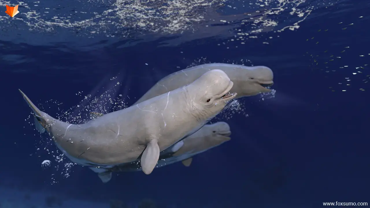 beluga whale Tundra Animals