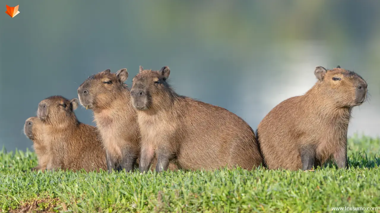 capybara Rainforest Animals