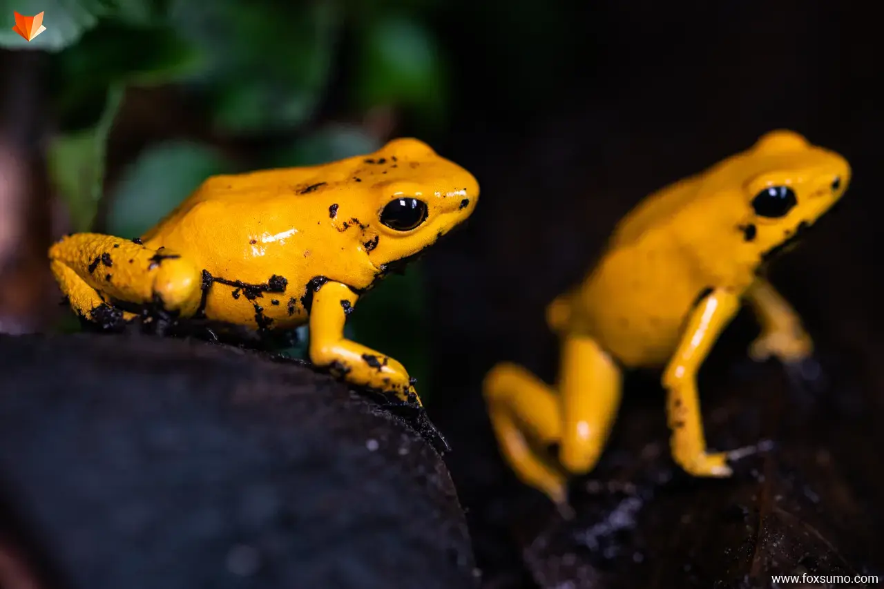 golden poison dart frog Weird Frogs