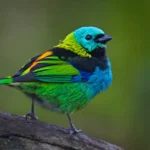the green headed tanager